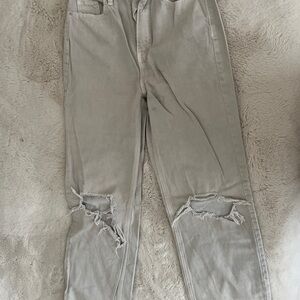 PacSun Distressed Gray Women Jeans
